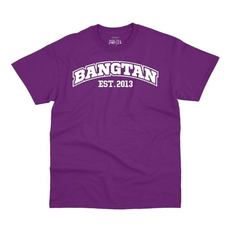 Polera Bangtan Est. 2013 morada